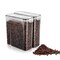 Sorbus Clear Plastic 2-Pack Airtight Coffee Bean Storage Container Set with Easy-Access Lids